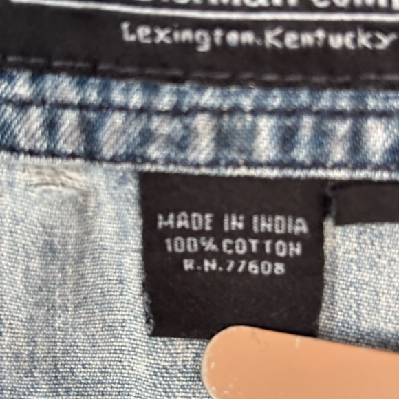 J. Peterman Light Blue Denim Apparel - Picture 3 of 11